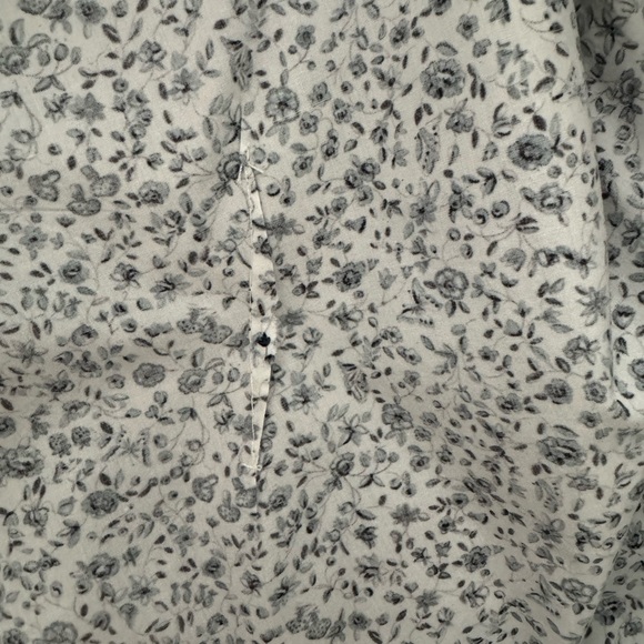 Doen Mandarin Dress Sz M Navy Champignon —repaired— - Picture 13 of 14